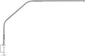 daylight Slimline 4TM LED Table Lamp Brushed Steel - Bright Task Light