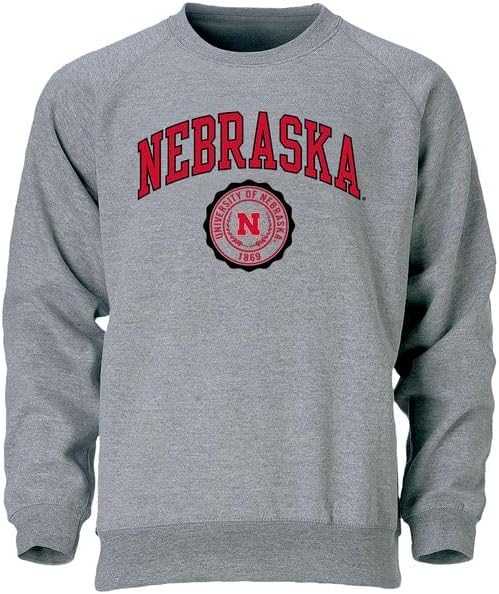 Barnesmith Crewneck Sweatshirt for College, Heritage Logo Style
