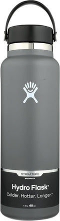 Hydro Flask 40 Oz Wide Flex Cap Stone - Insulated 24H Cold