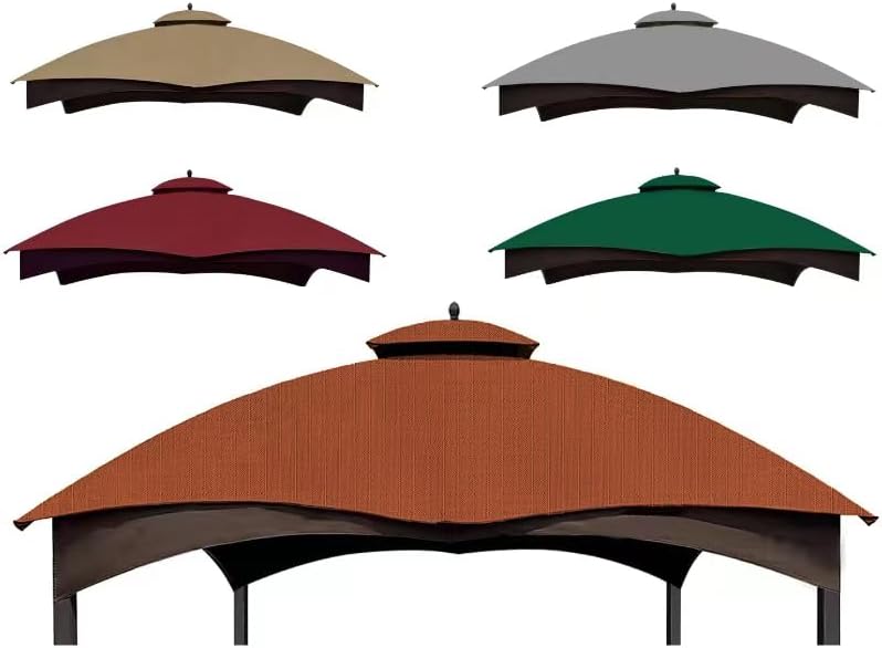 Ripstop Rust Red Replacement Canopy for Lowe's 10X12 Gazebo