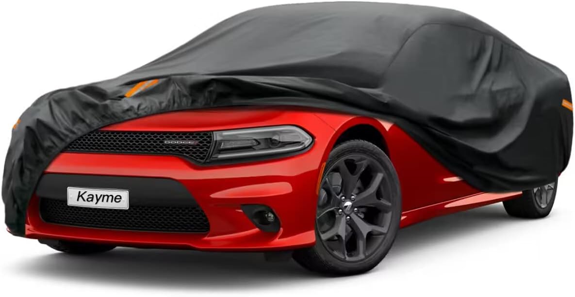 Kayme 7 Layers Car Cover for Dodge Charger - All Weather Protection