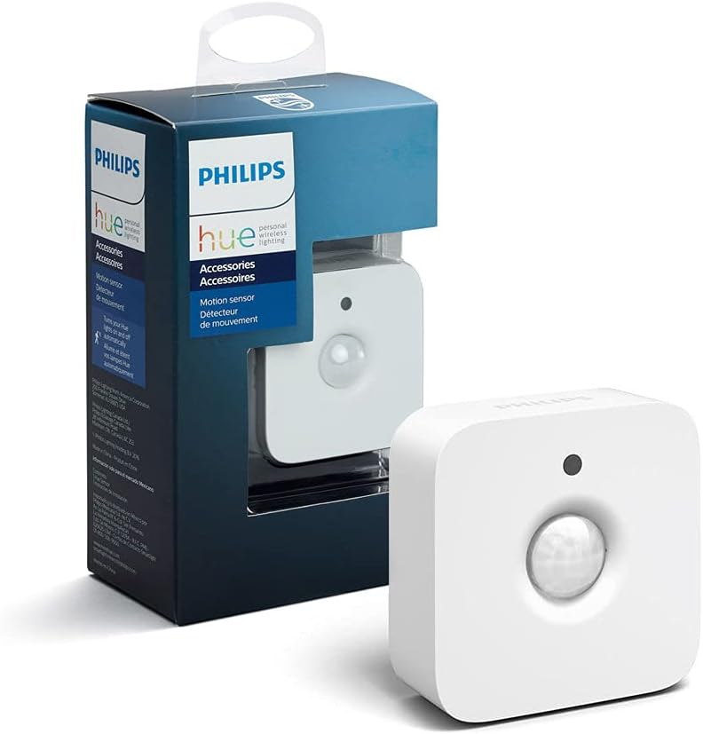 Philips Hue Motion Sensor for Smart Lights - Easy Setup & Control