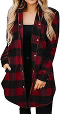 StunShow Womens Classic Long Sleeve Flannel Shirt - Comfortable