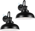Dusk to Dawn Outdoor Gooseneck Barn Lights - Classic Matte Black