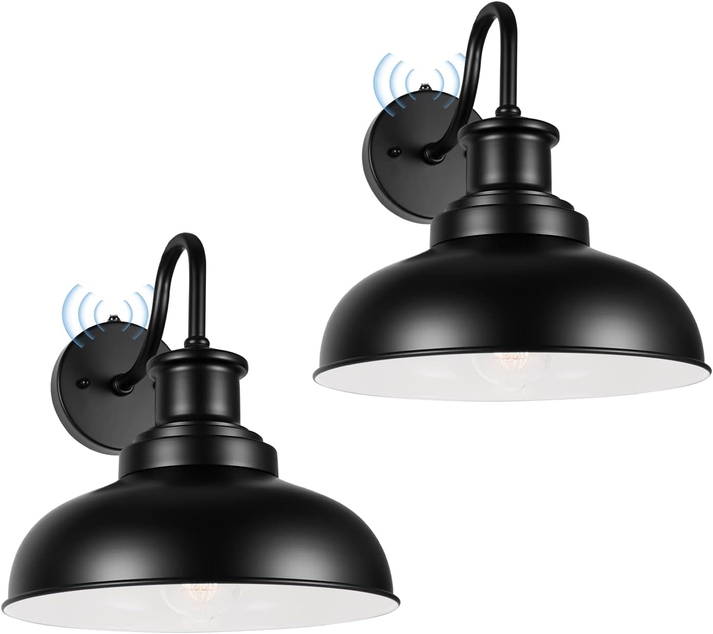 Dusk to Dawn Outdoor Gooseneck Barn Lights for Vintage Appeal