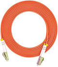 50Meters LC to LC Duplex 62.5/125 OM1 Multimode Fiber Optic Cable