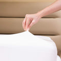 Fitted Sheet Queen 4-Way Stretch Micro-Knit - Snug Fit, Wrinkle Free