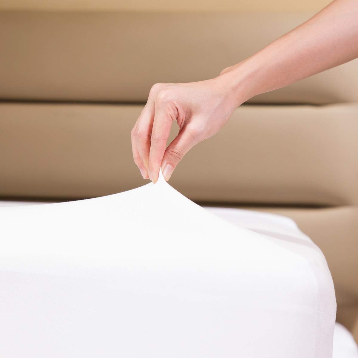 Fitted Sheet - COSMOPLUS Queen Fitted Sheet for All Mattresses