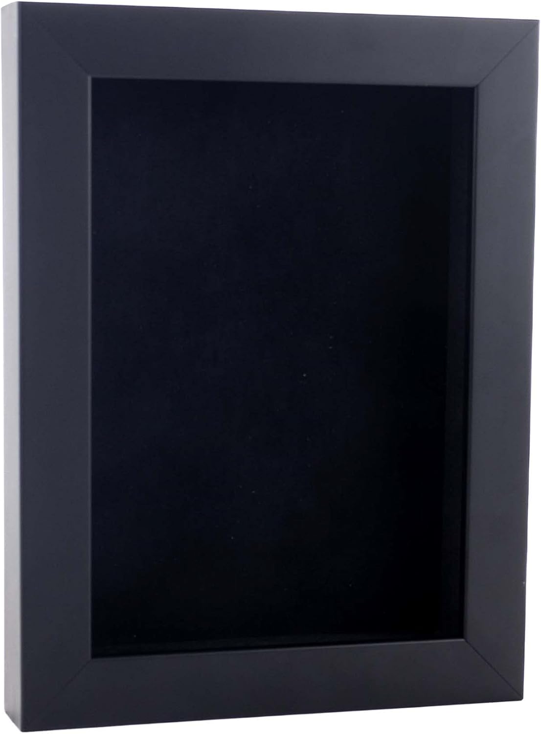 16x20 Shadow Box Frame Black Wood with Suede Backing and Depth