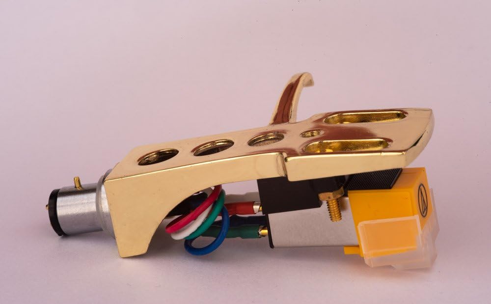 Gold Plated Headshell and Cartridge for Pioneer Turntables