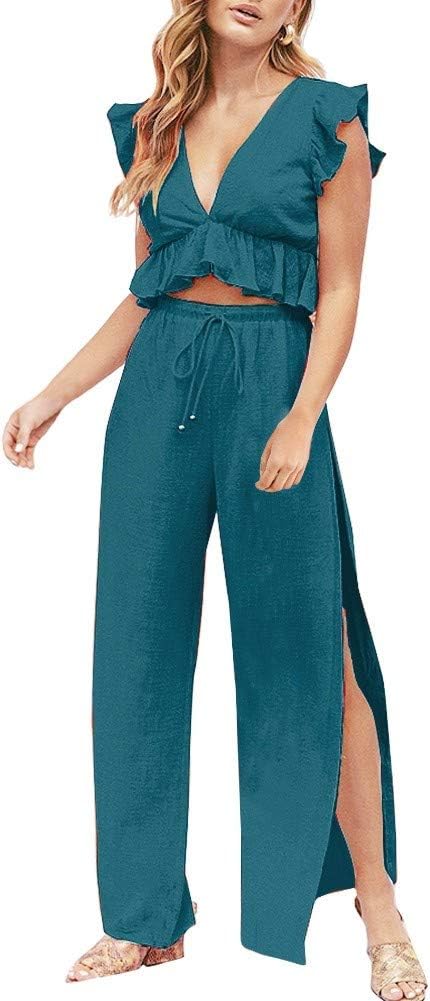 FANCYINN Womens 2 Pieces Outfits for Summer Beach and Parties