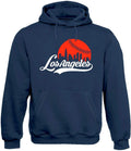Cityscape Skyline Men's Hoodie Sweatshirt for Baseball Fans - Printed