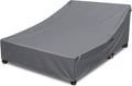 Double Lounge Chair Cover for Outdoor Chaise Lounge Protection