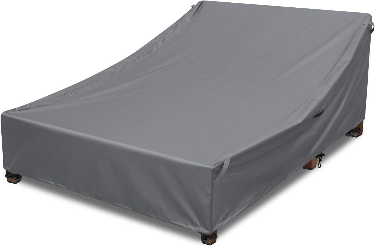 Double Lounge Chair Cover for Outdoor Chaise Lounge Protection