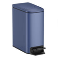 Slim Bathroom Trash Can with Lid Soft Close - Compact 6L Design