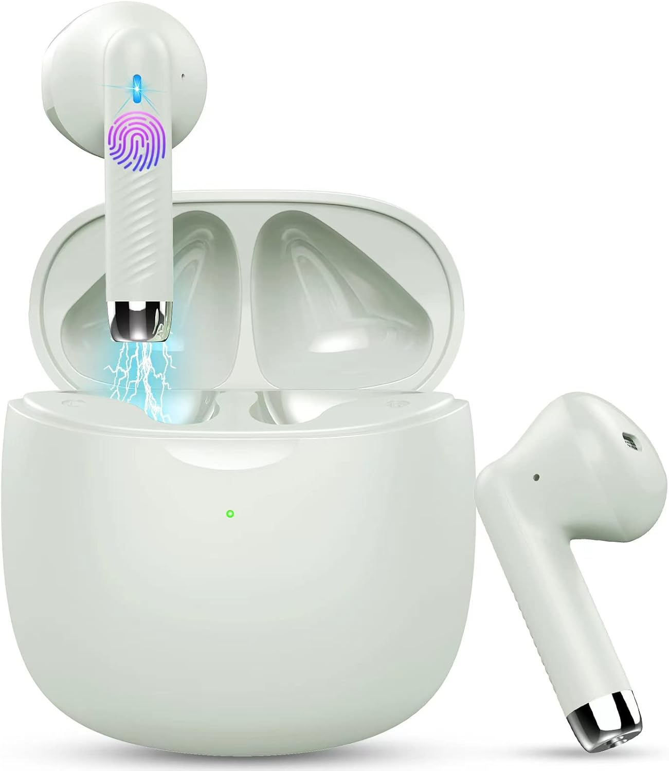 Waterproof Wireless Earbuds with Noise Cancelling Mic - Jxrev
