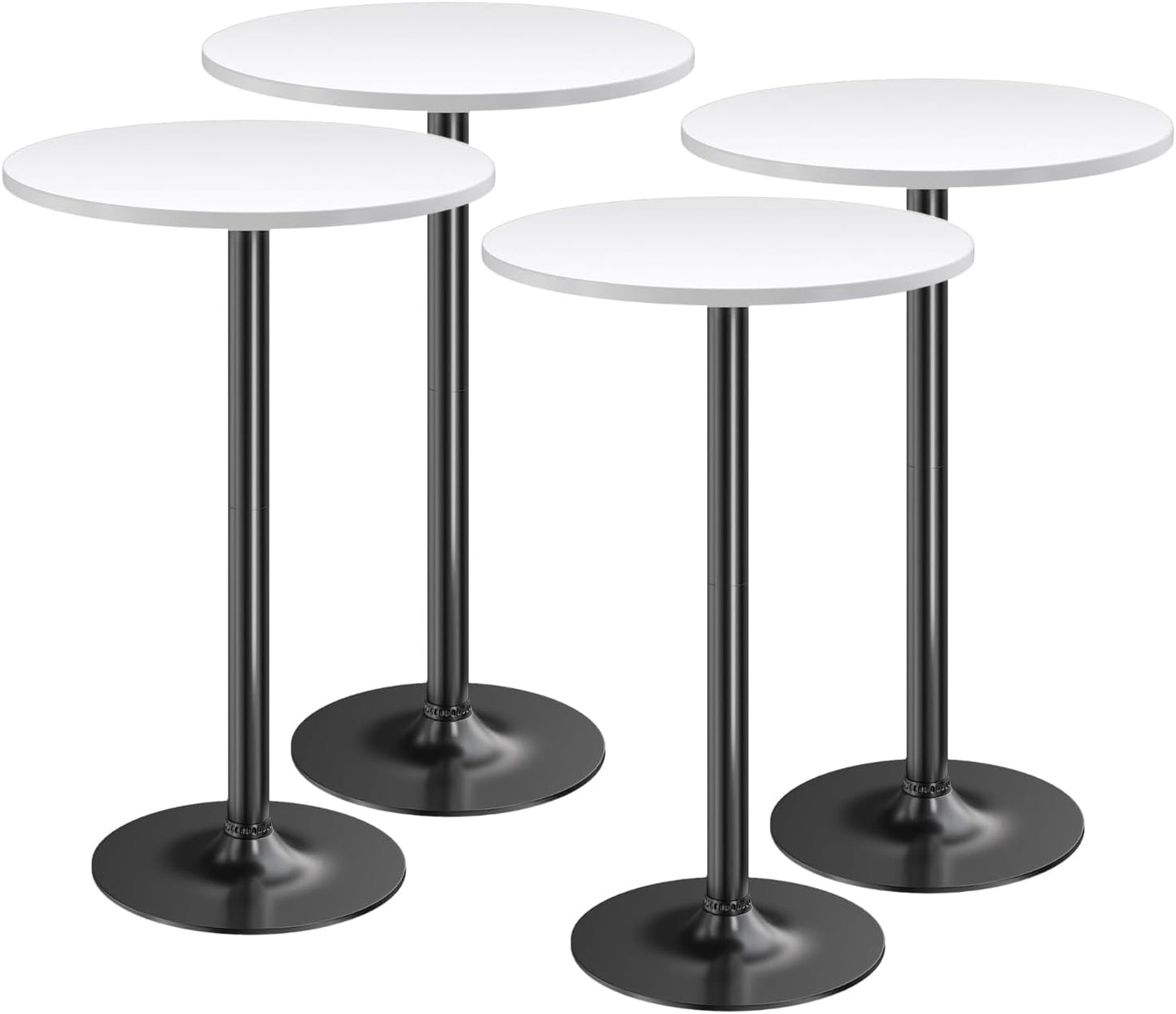 Furmax Bistro Pub Table Round Bar Height Cocktail Table Review