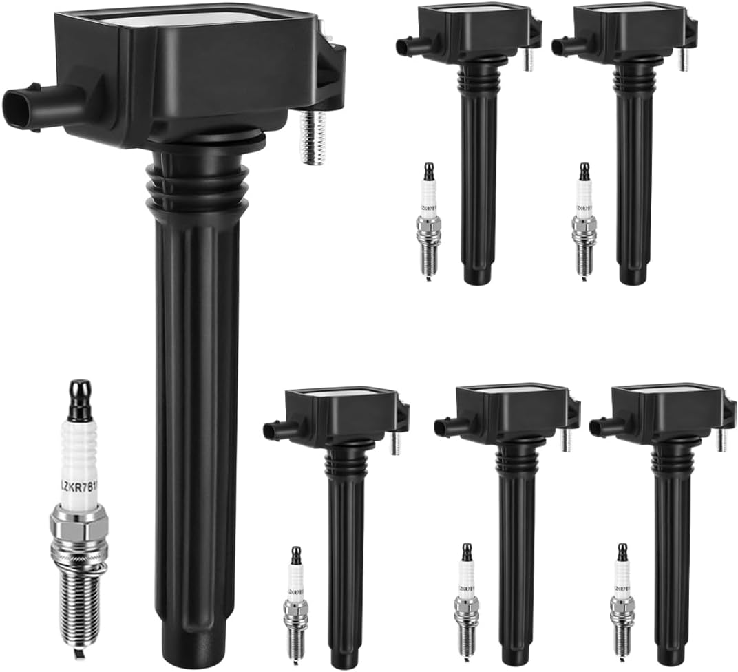 UF648 C1791 Ignition Coil Pack & Spark Plug for Chrysler Dodge Jeep