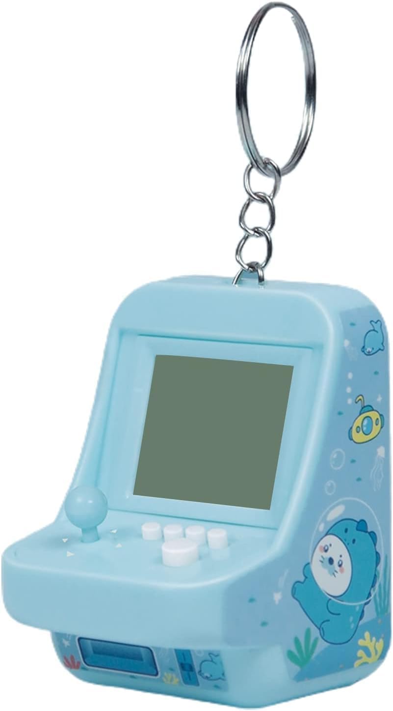Portable Mini Arcade Keychain - 26 Classic Games!