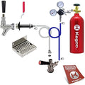 Kegco Chrome Kegerator Kit - Effortlessly Pour Perfect Beer!