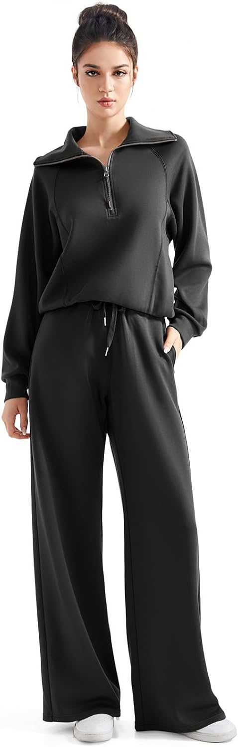 SUUKSESS Women 2 Piece Lounge Matching Set for Comfort and Style