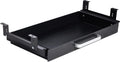 Under Desk Drawer Organizer 21 in Black - Pull-Out Under Table Drawer