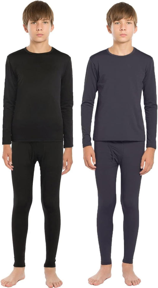 ViCherub Thermal Underwear for Kids: Warm Fleece Lined Set