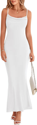 Stylish Spaghetti Strap Maxi Dress for Women by PRETTYGARDEN