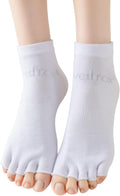Toeless Yoga Socks with Grips for Women - Stable Open Toe Design