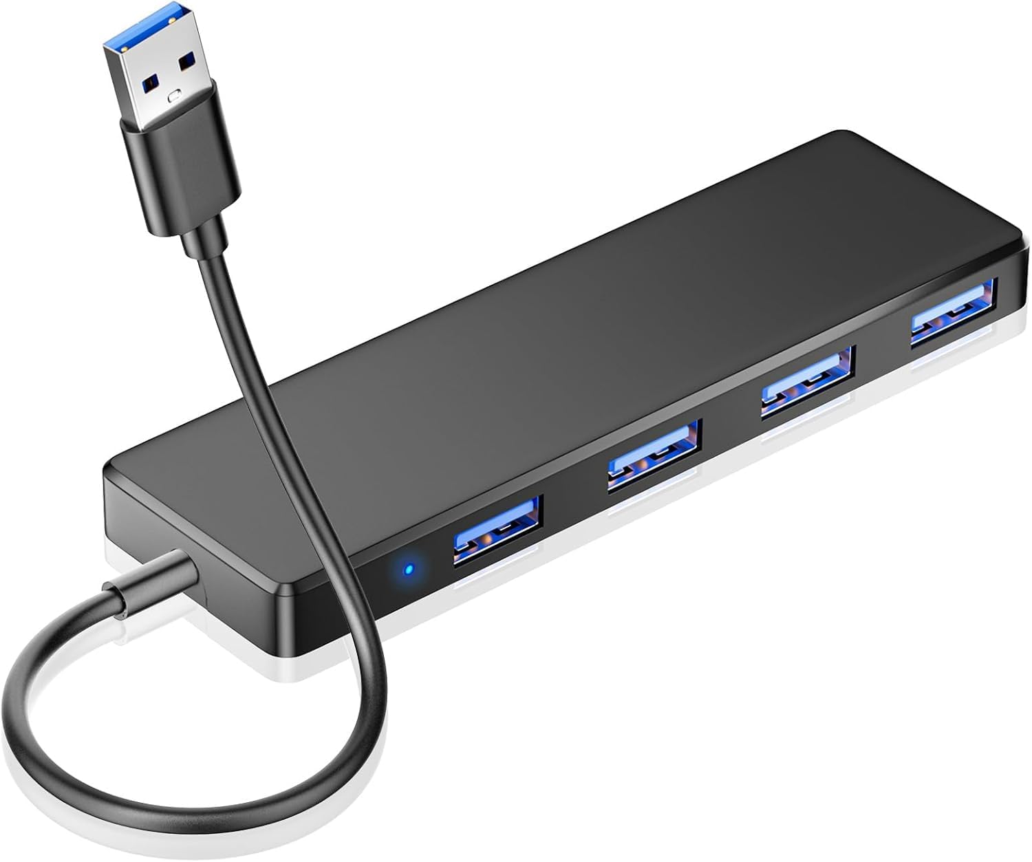 Groodo Ultra Slim 4-Port USB 3.0 Hub - Multi-Device Connectivity!