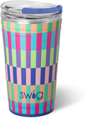 24oz Party Cup Insulated Tumbler Brite Stripe - Stackable Travel Mug