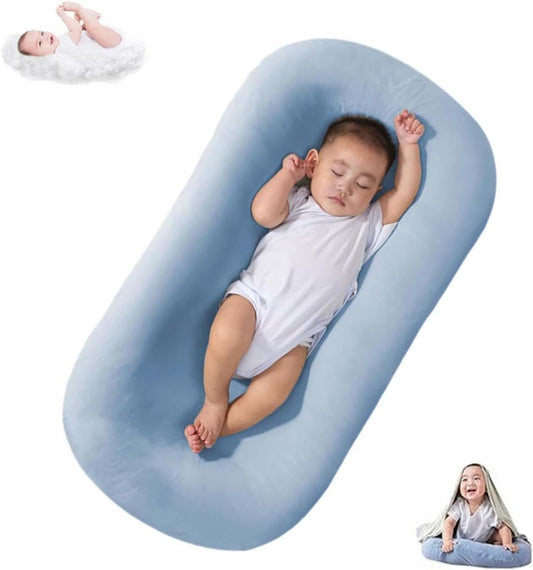 Organic Breathable Baby Lounger for 0-12 Months