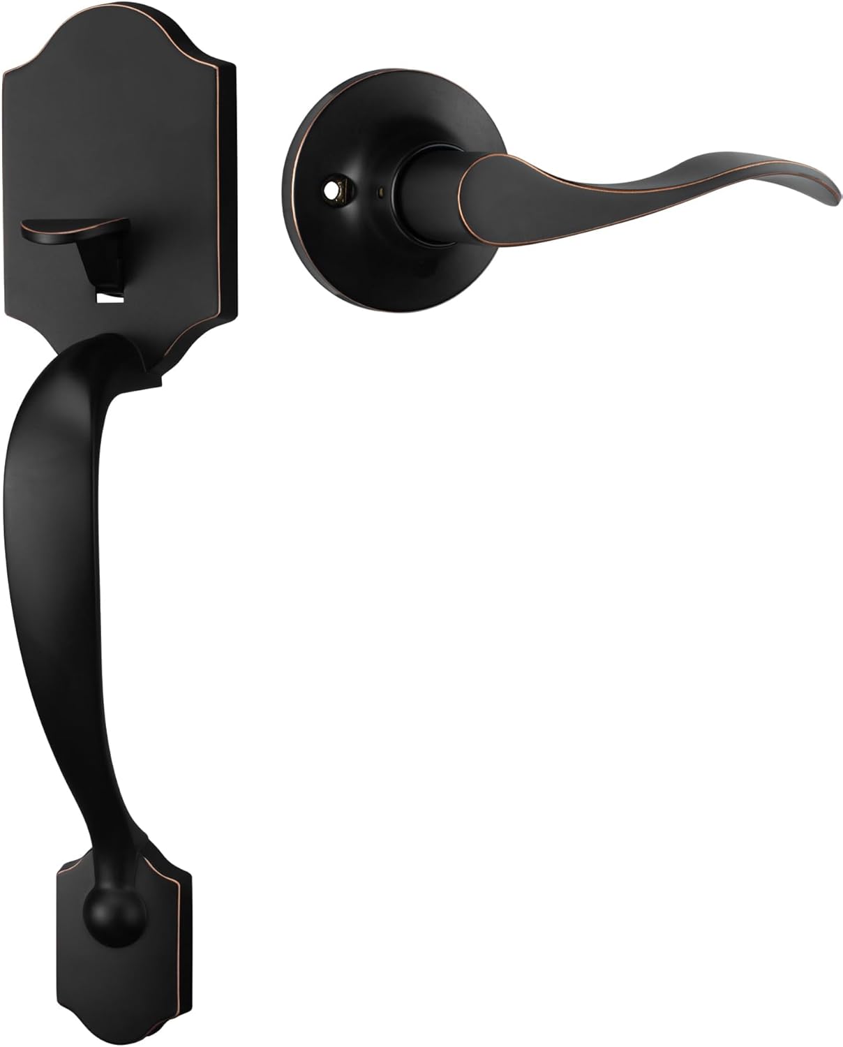 Upgrade Your Home with the Goldenwarm Bronze Front Door Handle