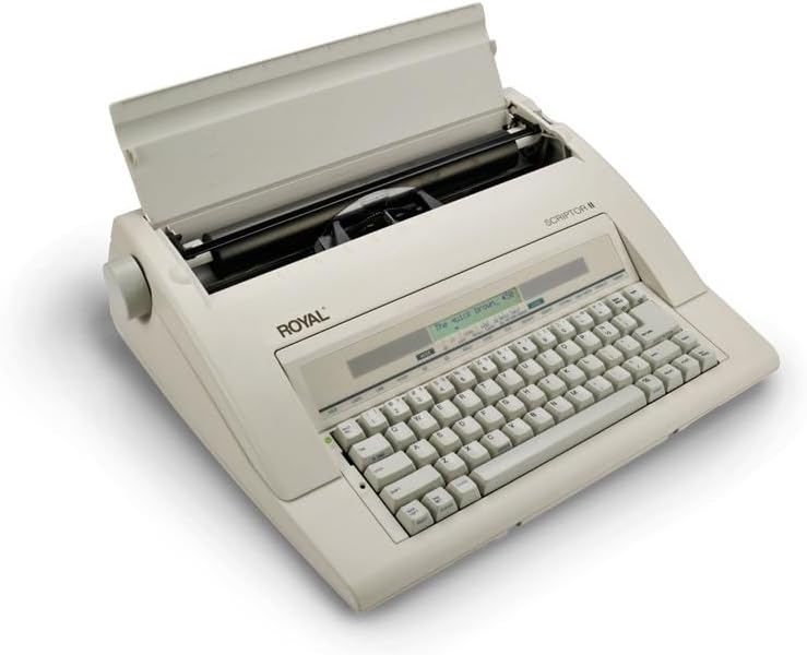 ROYAL 69147T Scriptor II Typewriter for Classic Typing Needs