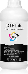 DTF Ink Black 1000ML Refill for DTF Printer - Bold, Durable Prints