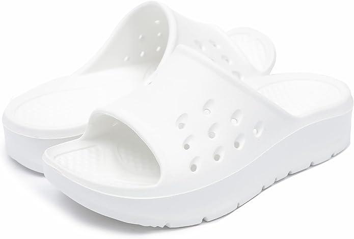HUHV Womens MAX Cushion Arch Pod Tech Recovery Comfort Slide Sandal
