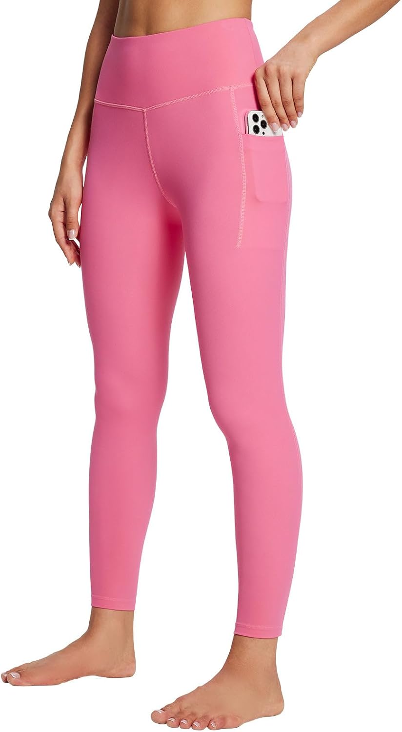 baleaf Women's High Waisted Leggings with Pockets for Comfort
