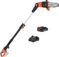 MAXLANDER 8 in Cordless Pole Saw for Tree Trimming - Telescoping Reach