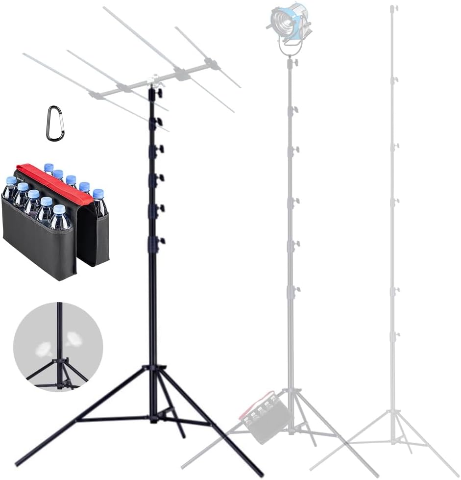 FOMITO 24ft Heavy Duty Photography Light Stand for Studio Use