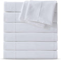 Full Flat Sheet 6 Pack - Soft Brushed Microfiber Full Size Sheets