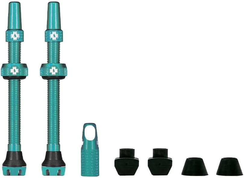 Muc-Off Tubeless Valves V2 44mm Turquoise for Your Bike