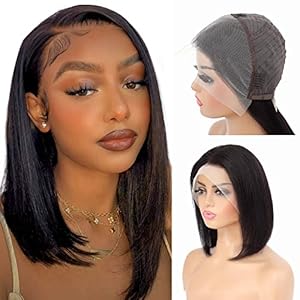 Bob Wigs for Women Human Hair 13x4 HD Lace Front Wigs