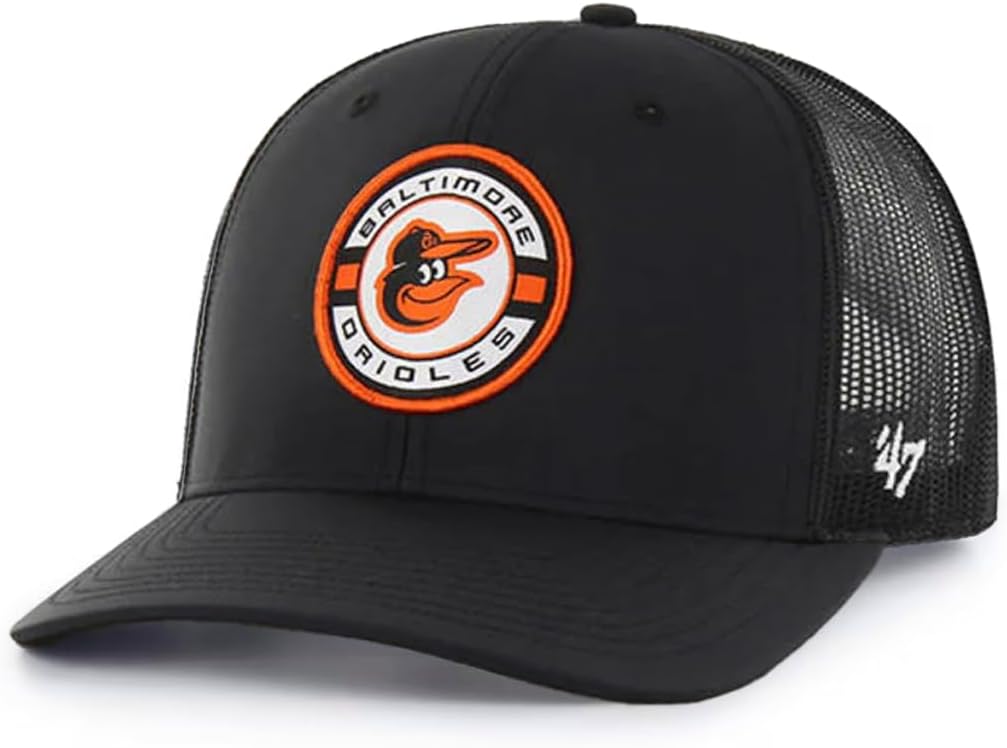 47 Brand MLB Unisex Baseball Team Color Logo Trucker Hat