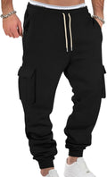 Men's Casual Cargo Pants for Workout and Lounge Comfort
