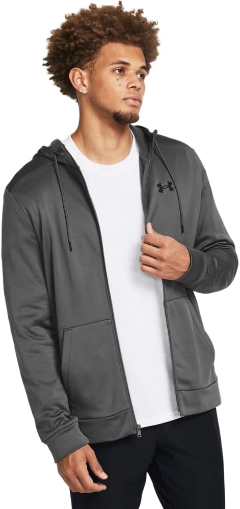 Under Armour Men's Armourfleece Full Zip Hoodie for Comfort