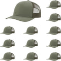 Richardson 112 Classic Six-Panel Adjustable Snapback Trucker Cap wide