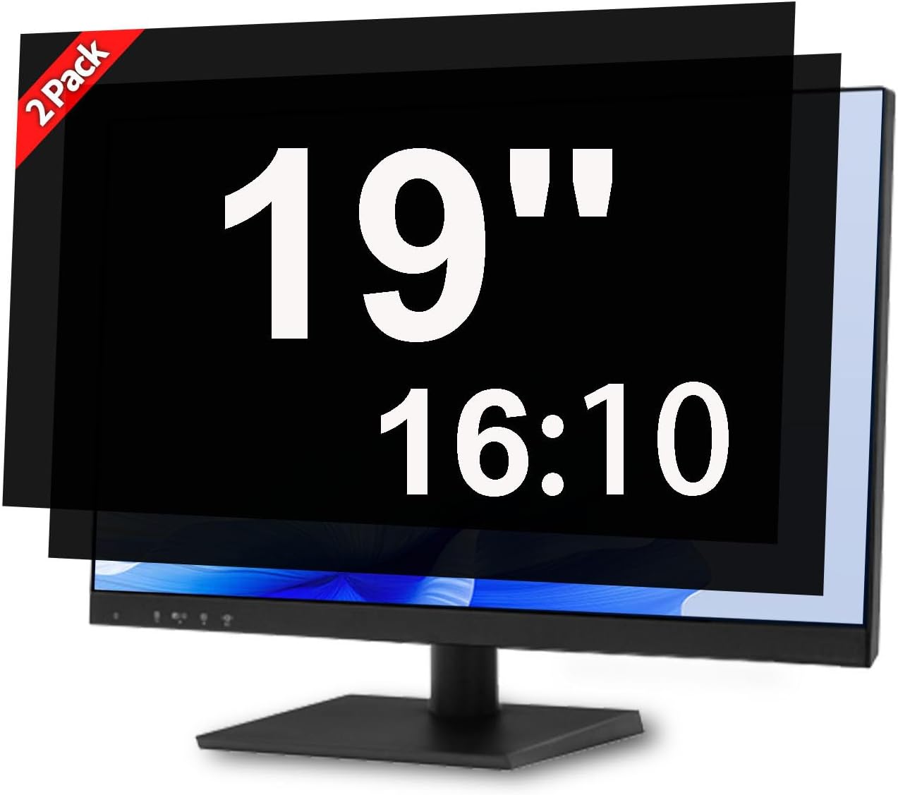 19 Inch Privacy Screen for Computer Monitor - Anti Glare Shield