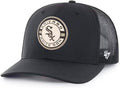 MLB Team Color Primary Logo Berm Trucker Hat - Breathable Snapback