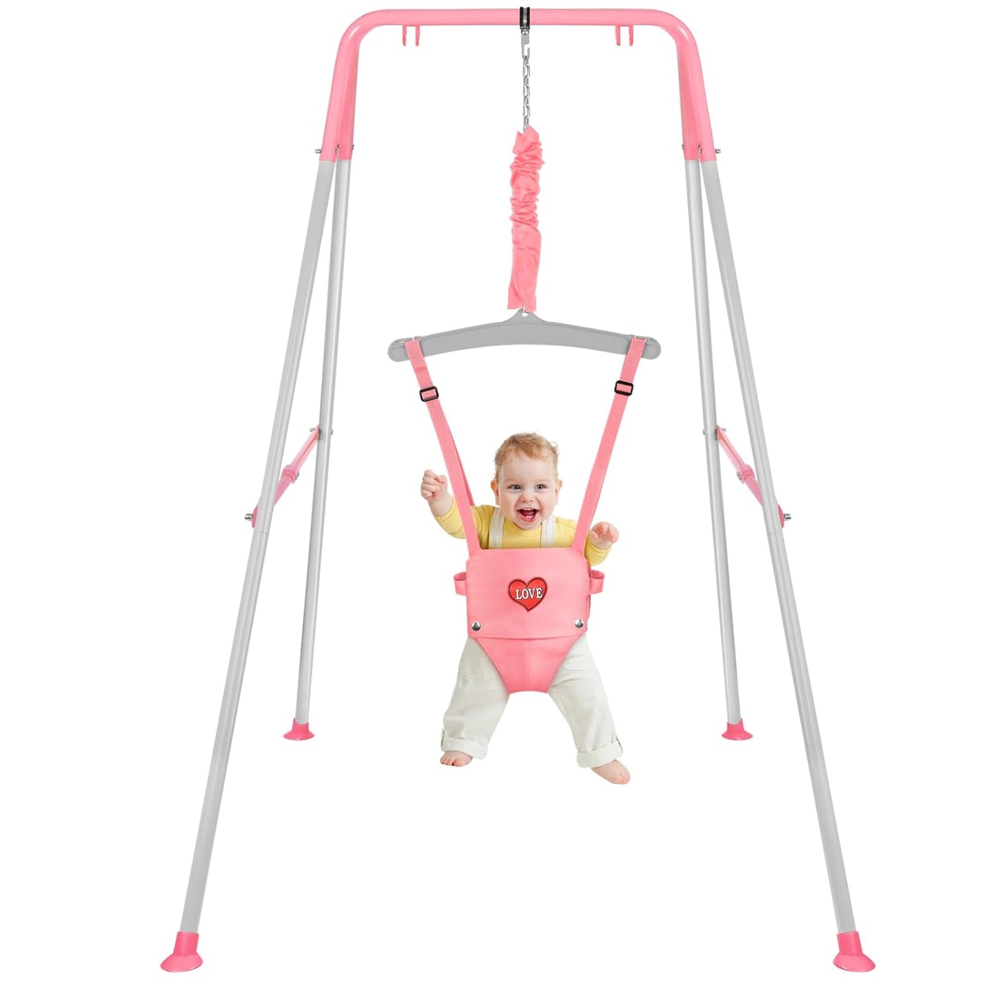 Baby Jumper with Stand for Indoor/Outdoor Play - Easy to Assemble