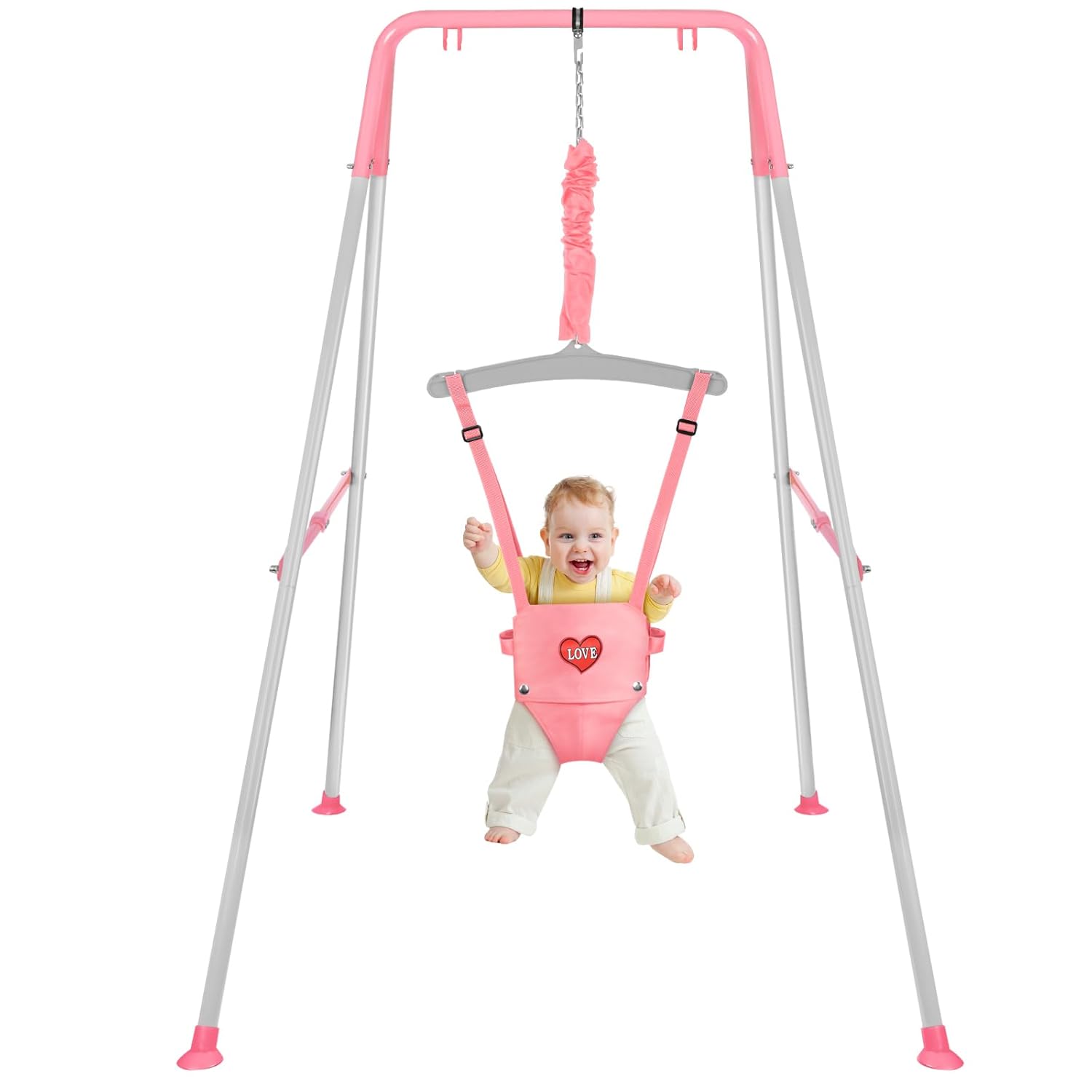 Baby Jumper with Stand for Indoor/Outdoor Play - Easy to Assemble